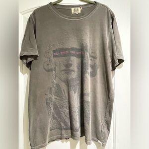 Juicy Couture Gray Stone washed Graphic Tee